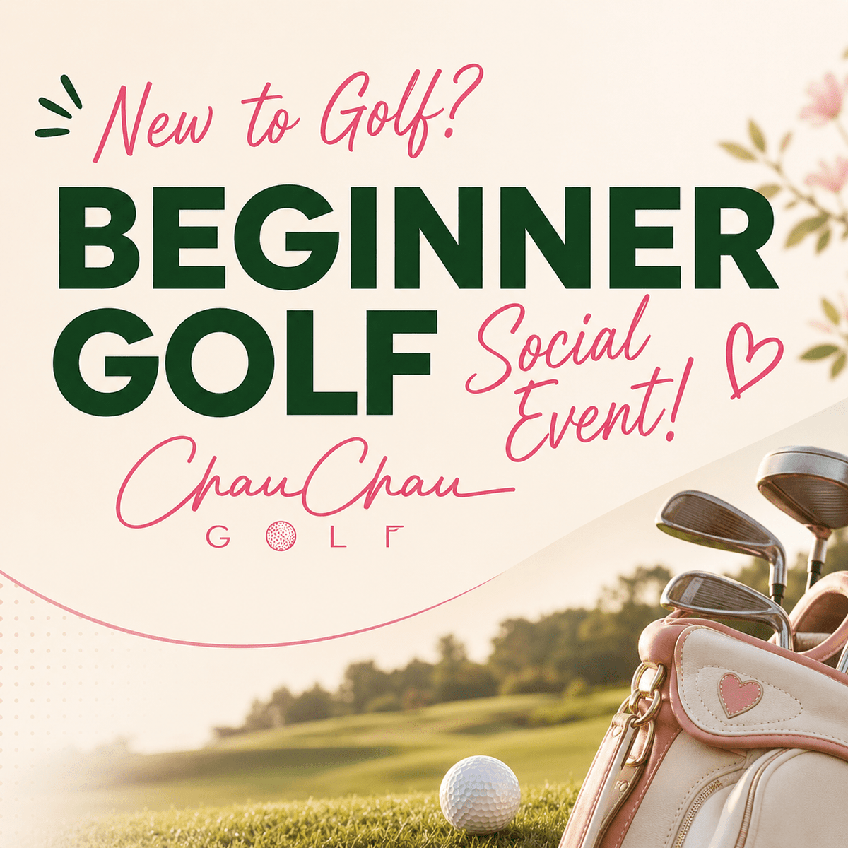 Beginner Golf Social Event - ChauChau GolfEvent