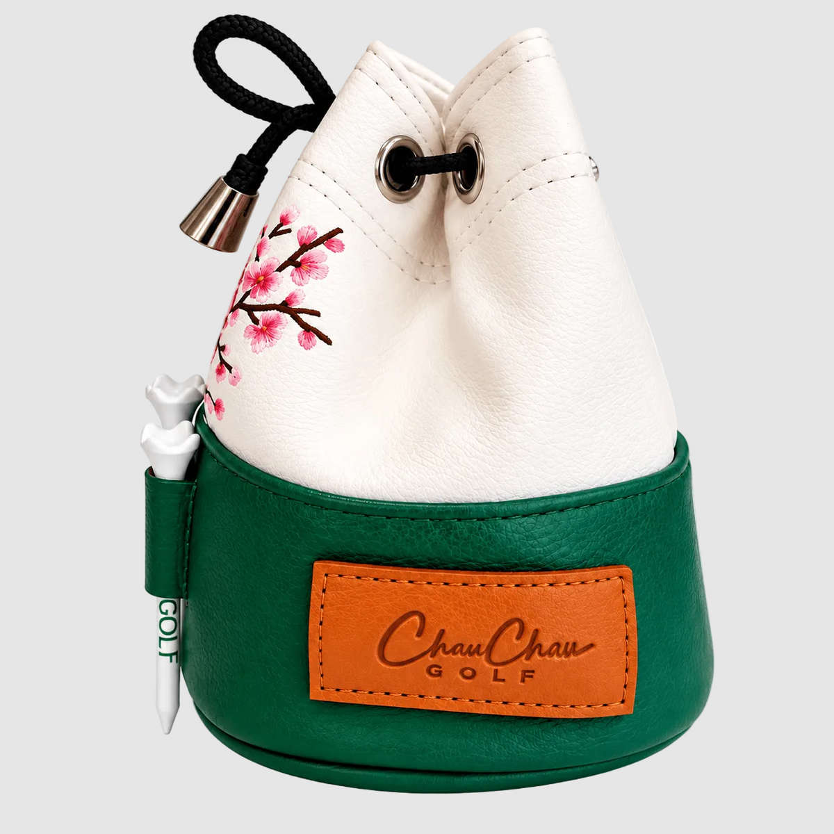 Cherry Blossome Tee Pouch - ChauChau GolfAccessories
