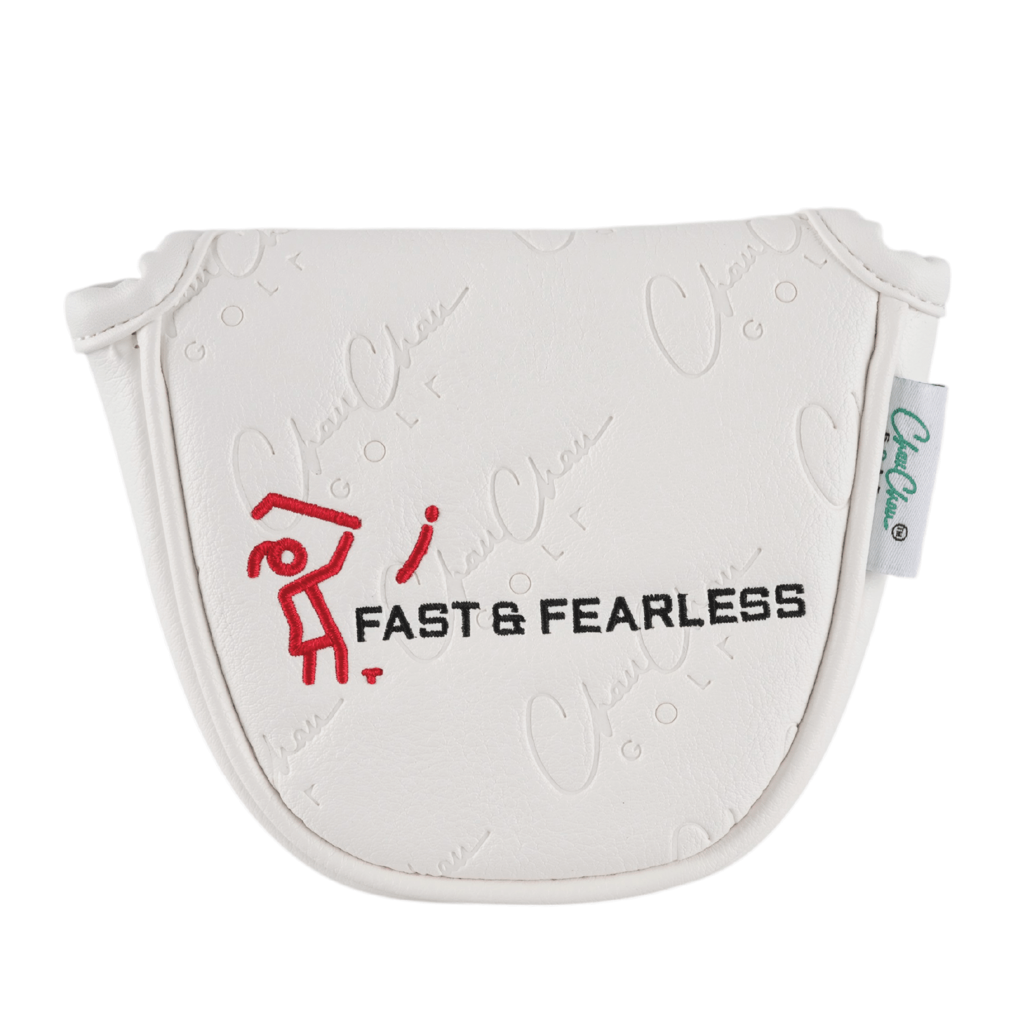 FAST & FEARLESS Premium Leather Mallet Putter Cover - ChauChau GolfAccessories