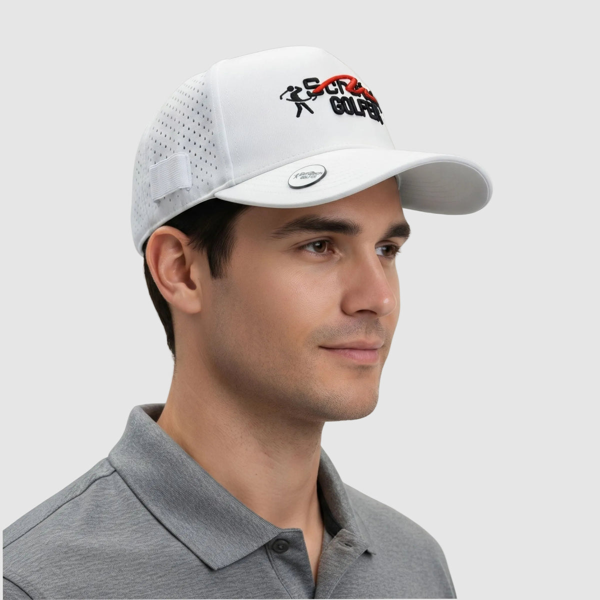 Men Performance Pro Hat "Scratch Golfer" Collection - ChauChau Golf