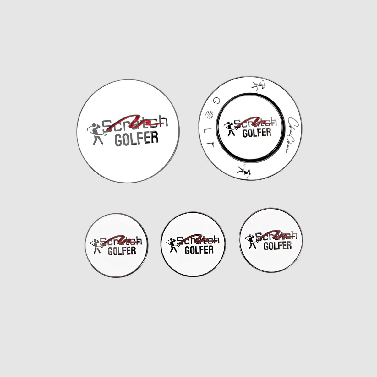 "Scratch Golfer" Ball Marker - ChauChau GolfAccessories
