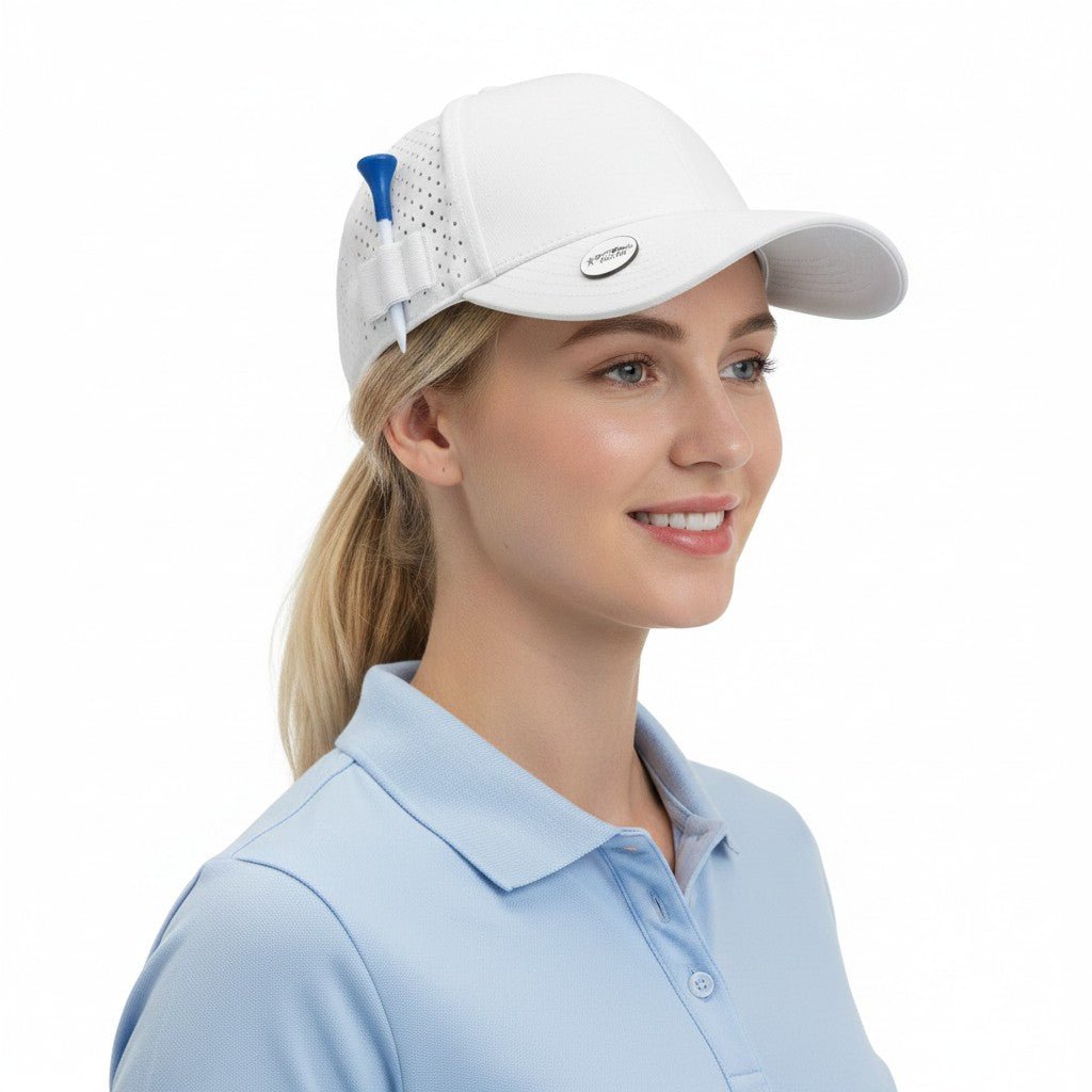 Women Performance Pro Golf Hat "Scratch Golfer" Collection - ChauChau GolfAccessories