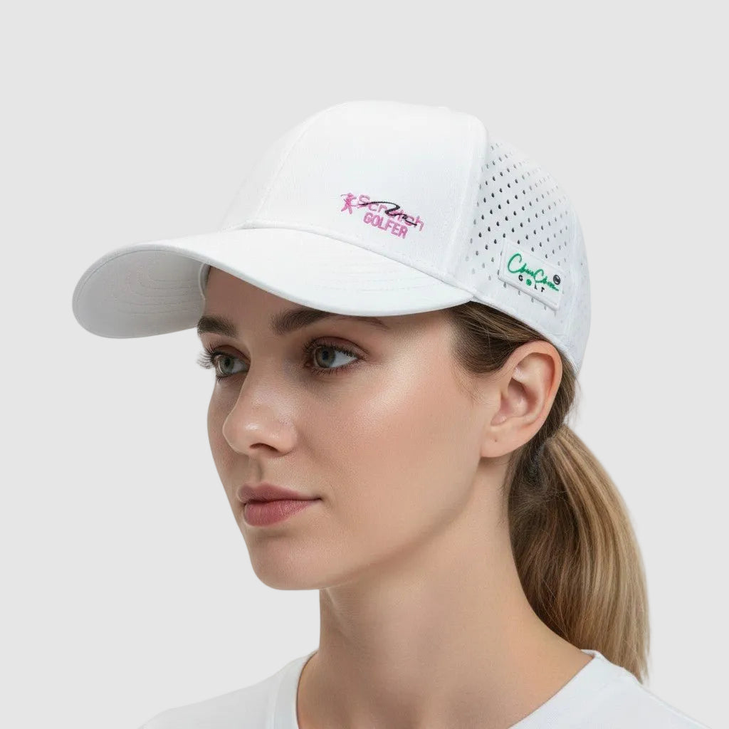 Women Performance Pro Golf Hat "Scratch Golfer" Collection - ChauChau GolfAccessories