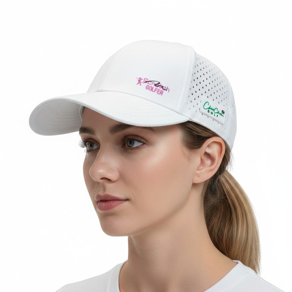 Women Performance Pro Golf Hat "Scratch Golfer" Collection - ChauChau GolfAccessories
